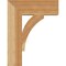 Ekena Millwork Thorton Block Rough Sawn Bracket, Western Red Cedar, 4"W x 14"D x 18"H BKT04X14X18THR05RWR - alternate 2